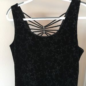 Beautiful long velvet dress by Another Thyme Sz14